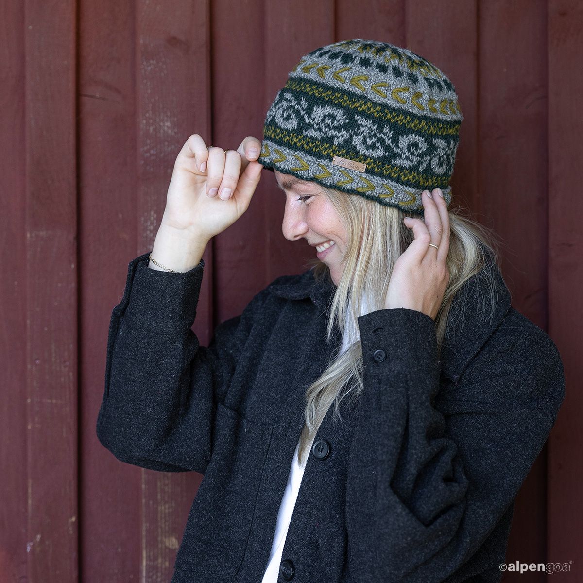 Wollmütze Mickel Tragebeispiel